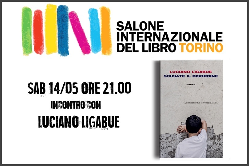 14 maggio, Luciano al Salone del Libro di Torino